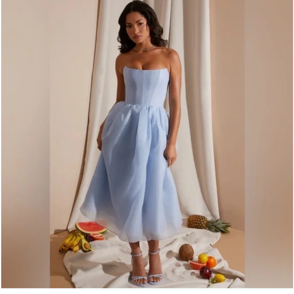 Oh Polly corset midi dress